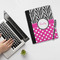 Zebra Print & Polka Dots Notebook Padfolio - LIFESTYLE (large)
