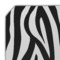 Zebra Print & Polka Dots Octagon Placemat - Single front (DETAIL)