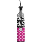 Zebra Print & Polka Dots Oil Dispenser Bottle (Personalized)