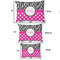 Zebra Print & Polka Dots Outdoor Dog Beds - SIZE CHART