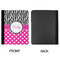 Zebra Print & Polka Dots Padfolio Clipboards - Large - APPROVAL