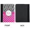 Zebra Print & Polka Dots Padfolio Clipboards - Small - APPROVAL
