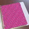 Zebra Print & Polka Dots Page Dividers - Set of 5 - In Context