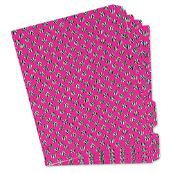 Zebra Print & Polka Dots Binder Tab Divider - Set of 5 (Personalized)
