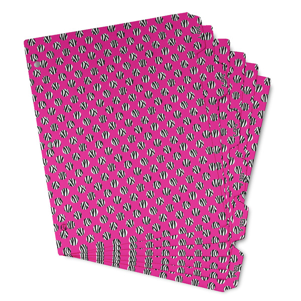Zebra Print & Polka Dots Page Dividers - Set of 6 - Main/Front