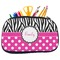 Zebra Print & Polka Dots Pencil / School Supplies Bags - Medium