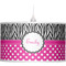 Zebra Print & Polka Dots Pendant Lamp Shade