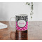 Zebra Print & Polka Dots Personalized Coffee Mug - Lifestyle