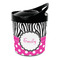 Zebra Print & Polka Dots Personalized Plastic Ice Bucket