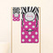Zebra Print & Polka Dots Personalized Towel Set
