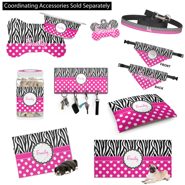 Zebra Print & Polka Dots Customized Pet Accessories