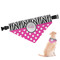 Zebra Print & Polka Dots Dog Bandana (Personalized)