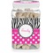 Zebra Print & Polka Dots Dog Treat Jar (Personalized)