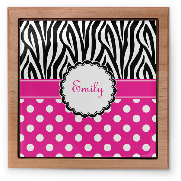 Zebra Print & Polka Dots Pet Urn - Apvl