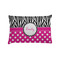 Zebra Print & Polka Dots Pillow Case - Standard (Personalized)