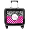 Zebra Print & Polka Dots Pilot / Flight Suitcase (Personalized)