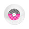 Zebra Print & Polka Dots Plastic Party Appetizer & Dessert Plates - Approval
