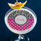 Zebra Print & Polka Dots Printed Drink Topper - Large - In Context