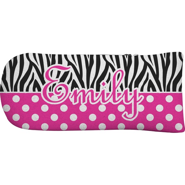 Zebra Print & Polka Dots Putter Cover (Front)