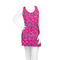 Zebra Print & Polka Dots Racerback Dress - On Model - Front