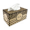 Zebra Print & Polka Dots Rectangle Tissue Box Covers - Wood - with tissue
