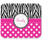 Zebra Print & Polka Dots Rectangular Mouse Pad - APPROVAL
