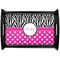 Zebra Print & Polka Dots Wooden Tray (Personalized)