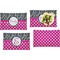 Zebra Print & Polka Dots Set of Rectangular Dinner Plates