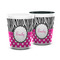 Zebra Print & Polka Dots Ceramic Shot Glass - 1.5 oz (Personalized)