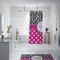 Zebra Print & Polka Dots Shower Curtain - 70"x83"