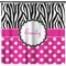 Zebra Print & Polka Dots Shower Curtain (Personalized) (Non-Approval)