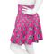 Zebra Print & Polka Dots Skater Skirt - Side