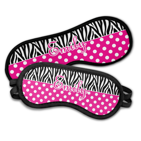 Zebra Print & Polka Dots Sleeping Eye Masks - PARENT