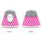 Zebra Print & Polka Dots Small Chandelier Lamp - Approval