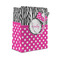 Zebra Print & Polka Dots Small Gift Bag (Personalized)