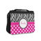 Zebra Print & Polka Dots Small Travel Bag - FRONT