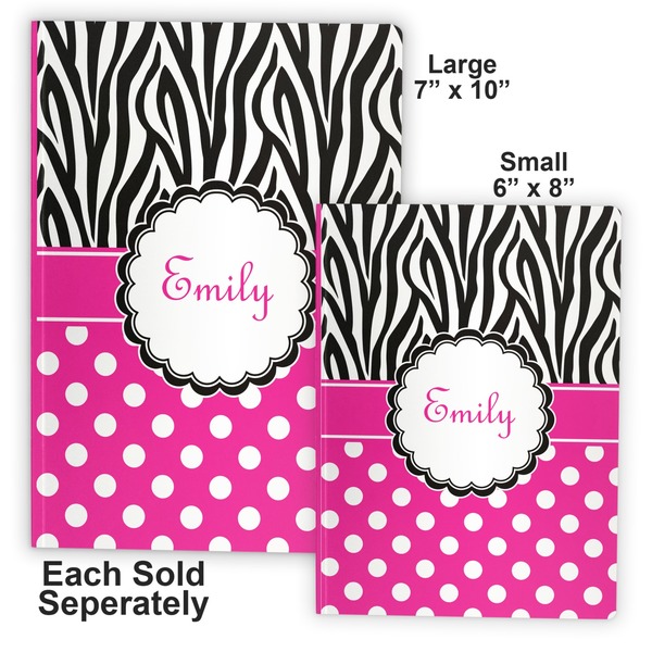 Zebra Print & Polka Dots Soft Cover Journal - Compare