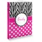 Zebra Print & Polka Dots Soft Cover Journal - Main