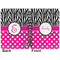 Zebra Print & Polka Dots Spiral Journal 5 x 7 - Apvl