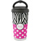 Zebra Print & Polka Dots Stainless Steel Travel Cup