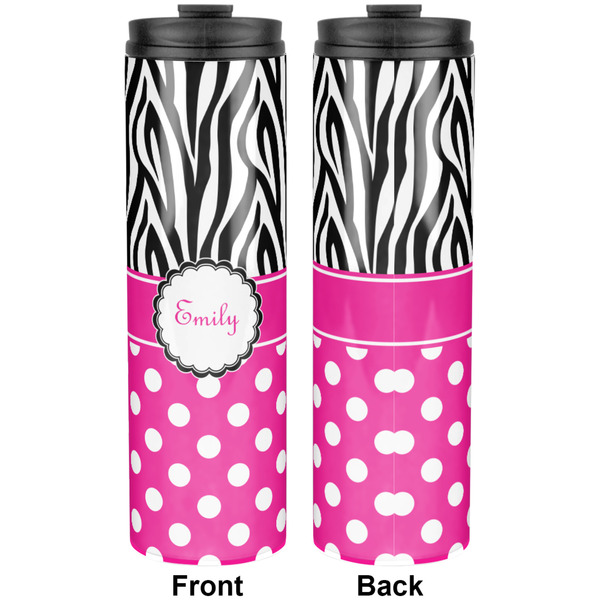 Zebra Print & Polka Dots Stainless Steel Tumbler 20 Oz - Approval