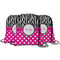 Zebra Print & Polka Dots String Backpack - MAIN