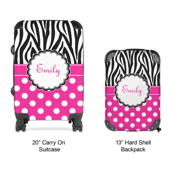Zebra Print & Polka Dots Suitcase Set 4 - APPROVAL