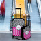 Zebra Print & Polka Dots Suitcase Set 4 - IN CONTEXT