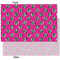 Zebra Print & Polka Dots Tissue Paper - Heavyweight - XL - Front & Back
