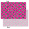 Zebra Print & Polka Dots Tissue Paper - Lightweight - Small - Front & Back