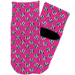 Zebra Print & Polka Dots Toddler Ankle Socks (Personalized)