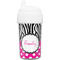 Zebra Print & Polka Dots Toddler Sippy Cup (Personalized)