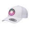 Zebra Print & Polka Dots Trucker Hat - White (Personalized)