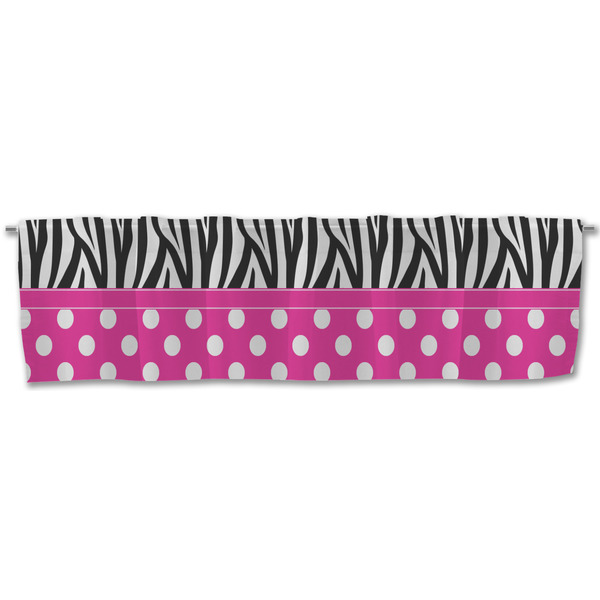 Zebra Print & Polka Dots Valance - Front